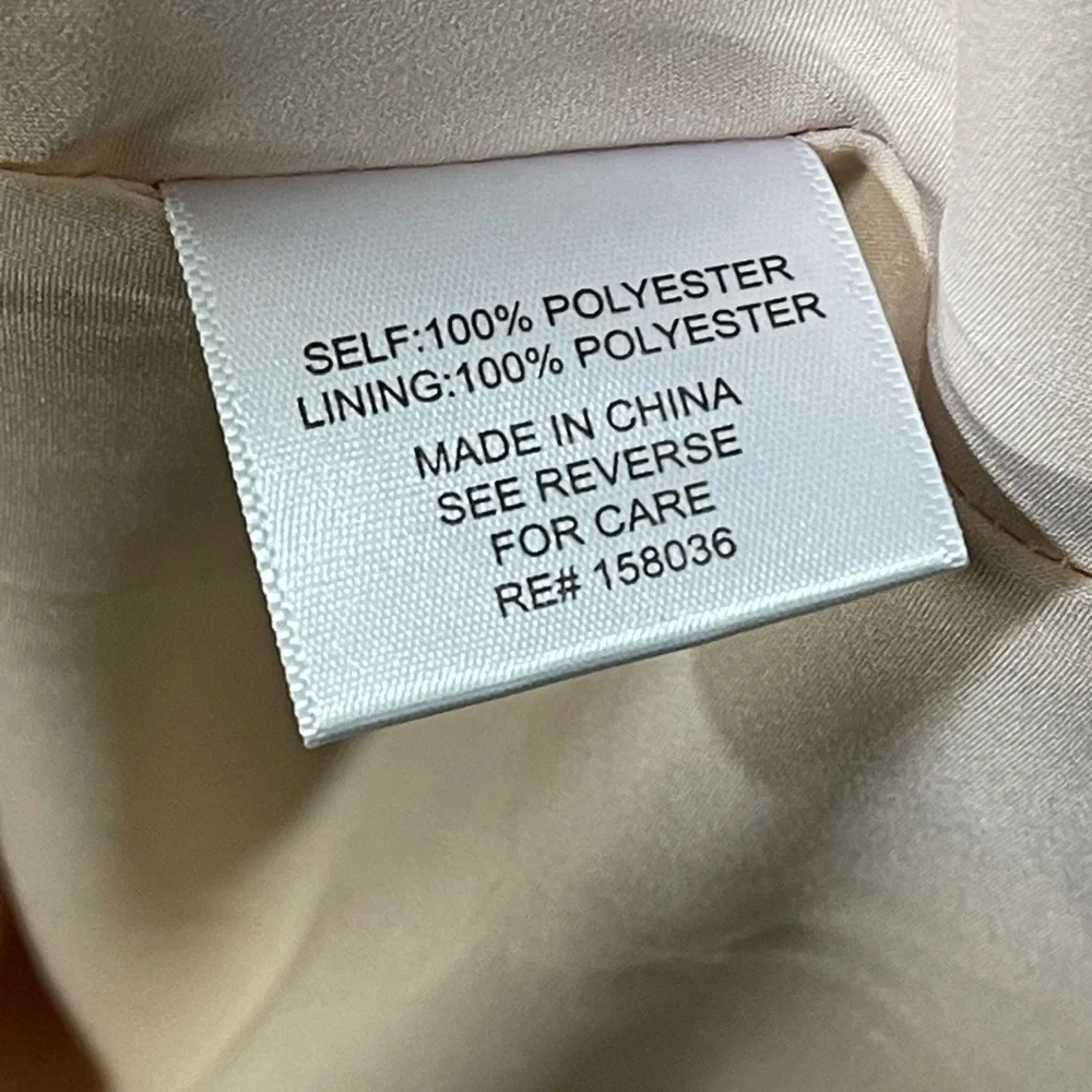 Birdy Grey Lisa Midi Slip Dress in Satin Rose Gold Sz. Medium